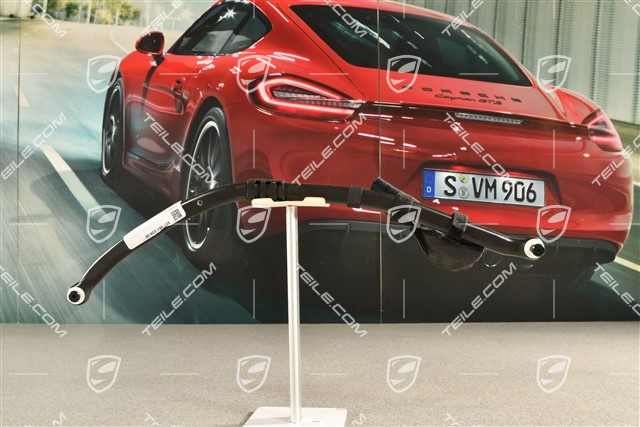 Ramię ramy dachu cabrio, czarne, L