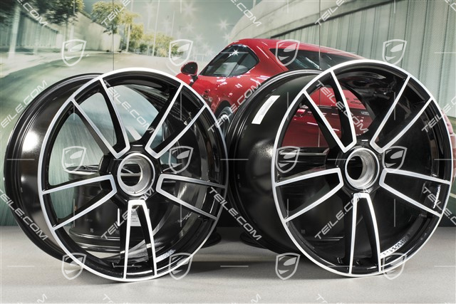 20+21" Komplet felg Turbo Sport 4, felgi: przednie 9J x 20 ET41 + tylne 11,5J x 21 ET67