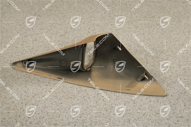 Osłona / blenda drzwi / lusterka, lusterko sterowane elektrycznie, beżowe, L