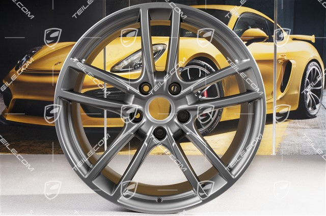 20" Felge Cayenne Sport, 10,5J x 20 ET64, Platinum-Seidenmatt