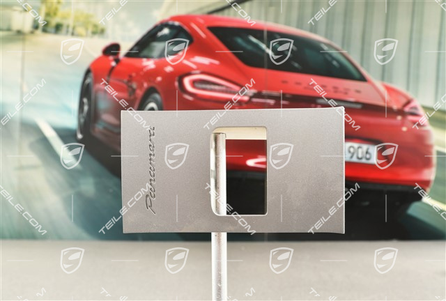 Blenda przycisków konsoli środkowej tylnej, Business, srebrna