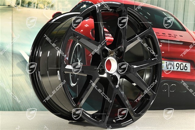 21-inch wheel rim Panamera Sport Design, 11,5J x 21 ET69, black high gloss