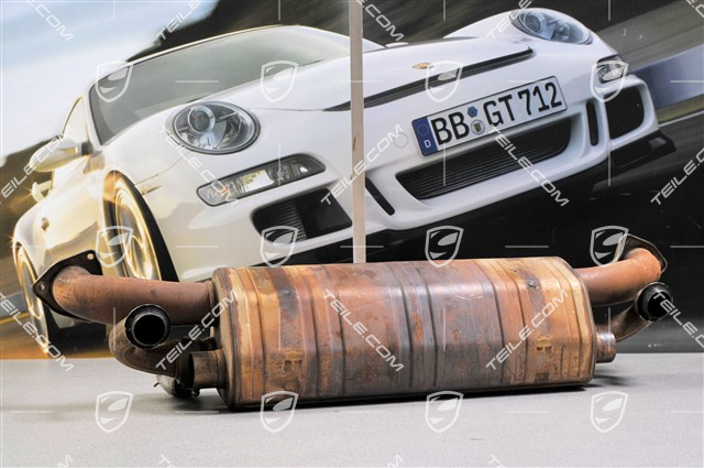 Tłumik środkowy, Carrera S/4S, 3.8L 294KW