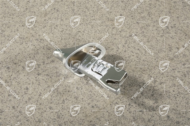 Betaetigungsknopf / Kippgriff für die Rückenlehne, Galvanosilber, R
