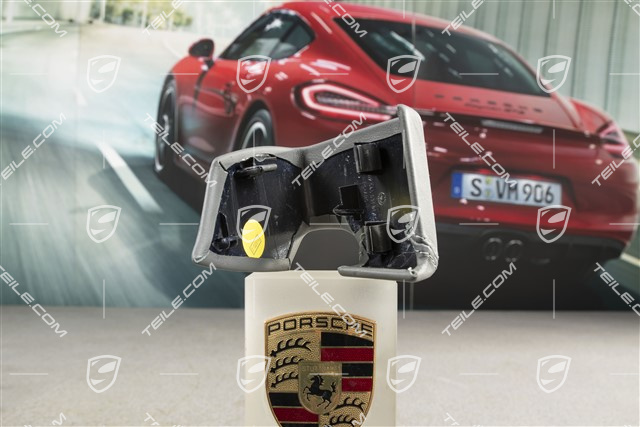 Blenda ze skóry, rączka drzwi, wewnętrzna, Stone grey, L