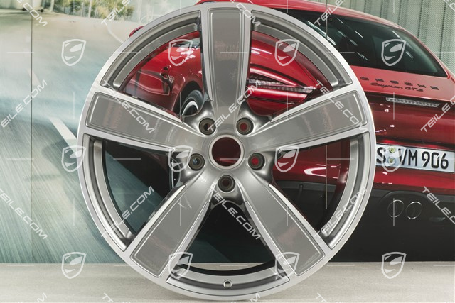 22" Felga Sport Classic, 11,5J x 22 ET52, platynowy srebrny