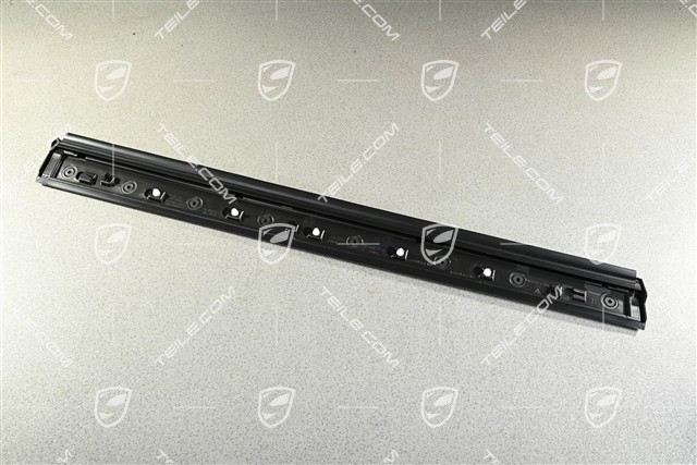 Front door cover / trim, lower part, Matt black, R