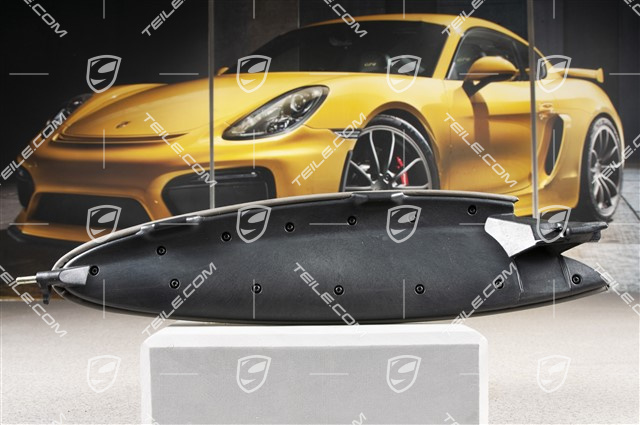 Deckel, Ablagefach, Leder, Graffitigrau, L