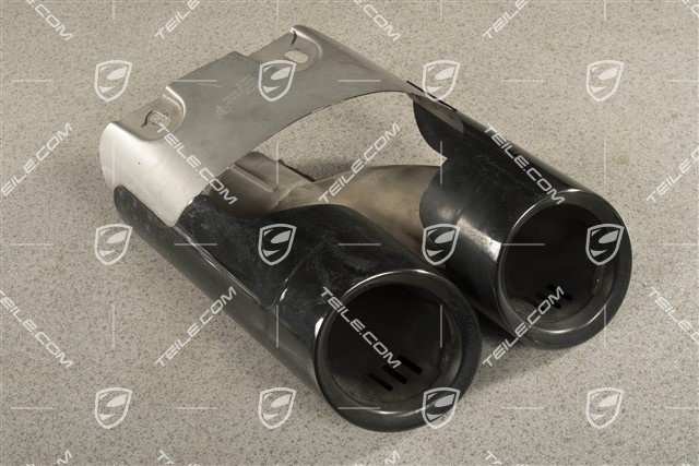 2,0L, Końcówka rury wydechowej, czarna, R