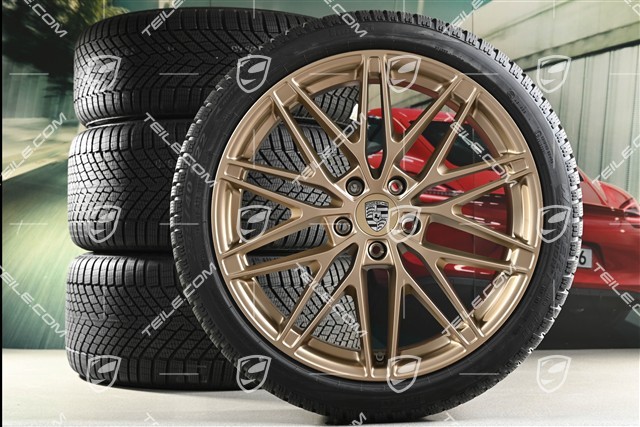 22-inch RS Spyder Design winter wheel set, rims 9J x 22 ET29 + 11J x 22 ET47 + Pirelli winter tyres 255/40 R22 + 295/35 R22, neodyme