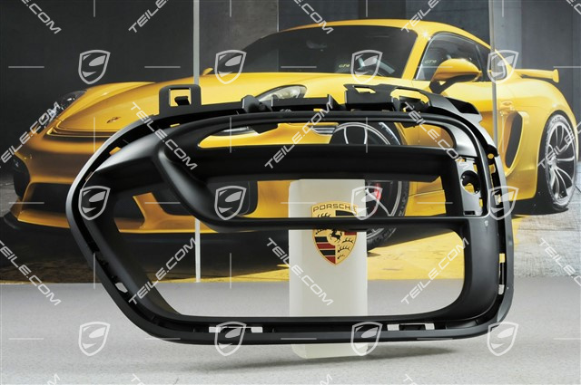 Kratka / wlot powietrza zderzaka, czarny mat, GTS, L Kratka / wlot powietrza zderzaka, czarny mat, GTS, L