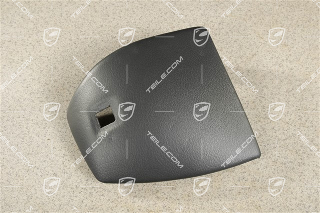 Blende, Vorbereitung Telefon, Kunstleder, Schwarz