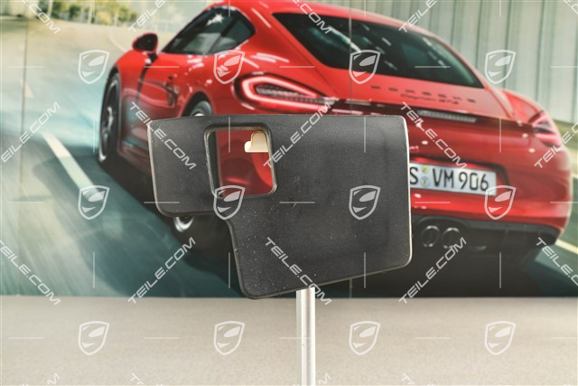 Abdeckung für Türfeststeller, Schwarz, L