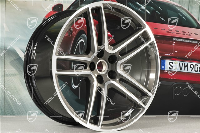 20" Felge "Macan Turbo", 10J x 20 ET19, CMS, Titanium