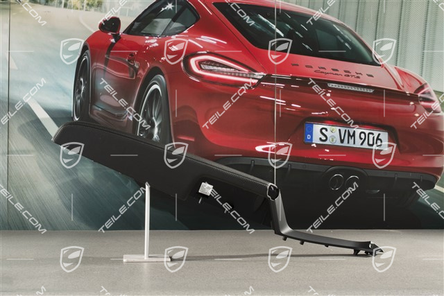 Podłokietnik, Tapicerka drzwi przednich, Skóra, Czarny, R