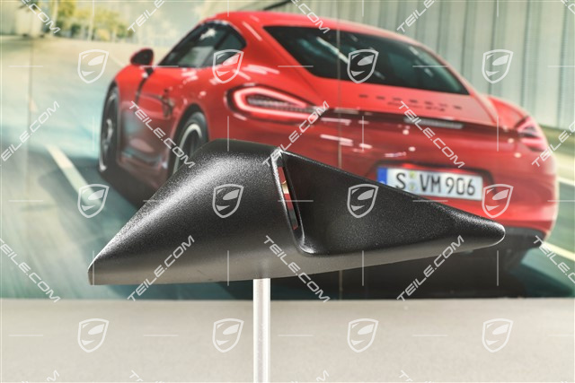 Osłona / blenda drzwi / lusterka, Czarno-szara, L