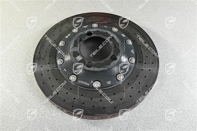 PCCB Ceramic brake disc, GT3/GT3RS/GT2RS, damaged, R