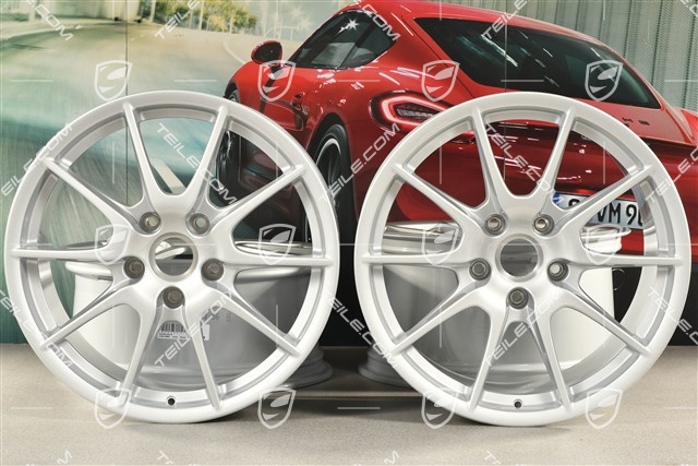 19-inch Boxster Spyder wheel set, 10J x 19 ET42 + 8,5J x 19 ET55