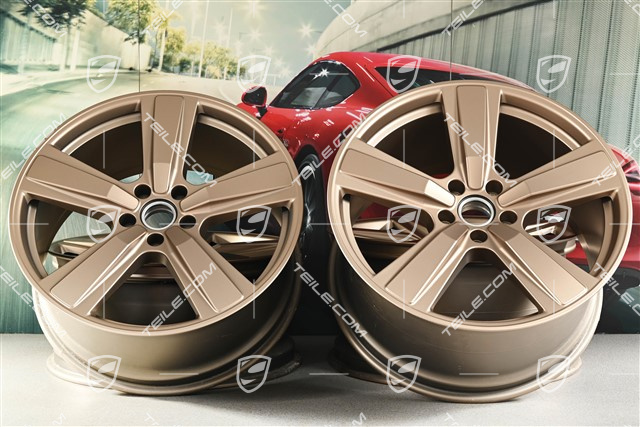 22-inch wheel rim set Cayenne Exclusive Design Sport, 10J x 22 ET48 +11,5J x 22 ET61, neodyme