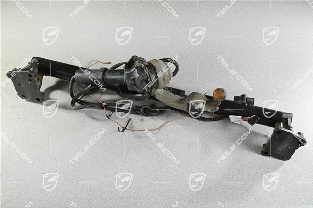 Trailer hitch electrically adjustable / retractable