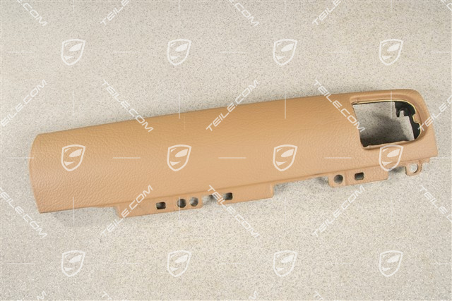 Tapicerka nad schowkiem, skóropodobna, Havanna