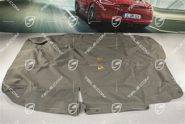 Tonneau cover, cabrio, grey green