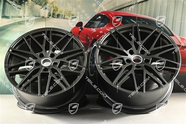 21" Felgensatz Cayenne RS Spyder Design, 11J x 21 ET58 + 9,5J x 21 ET46, Turbonit