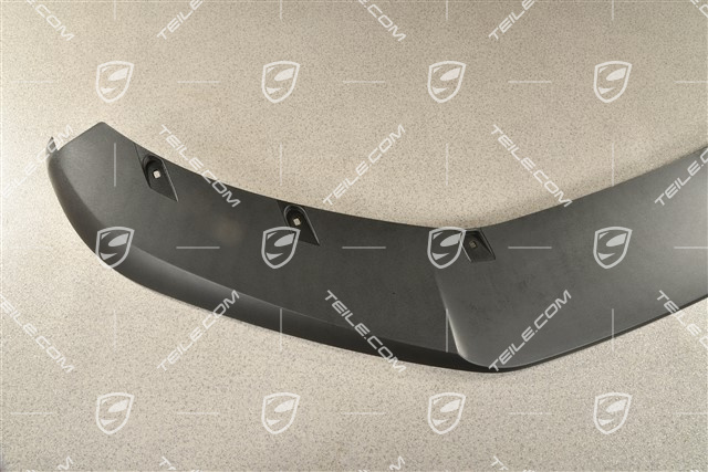 Spoiler front, lower, Matt Black