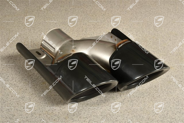2,0L, Tail pipe, Black, L