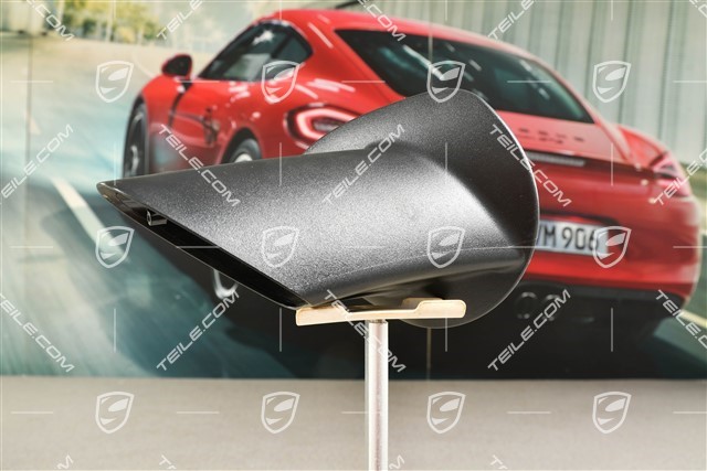 Aussenspiegel, Spiegelfuss, Abdeckkappe, Satinschwarz, RHD, L