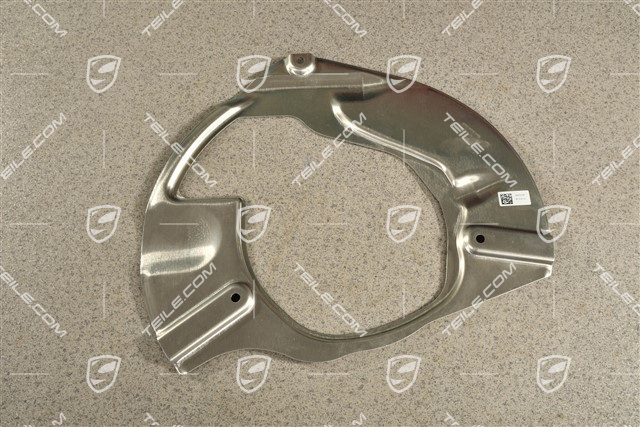 Front axle disc brake protective plate, R