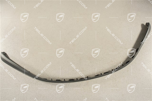 S, Front bumper spoiler / lower part trim, Black