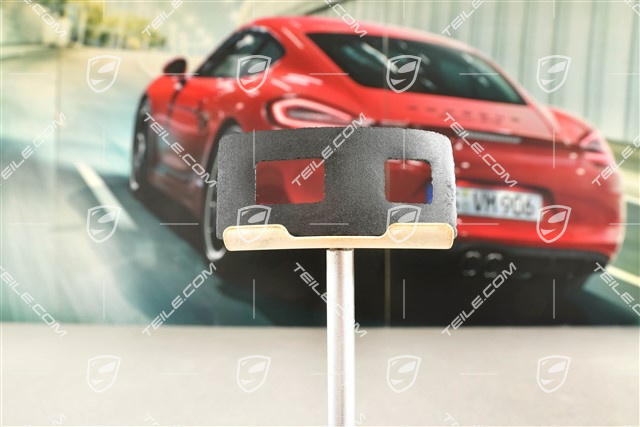 Gumowa osłona przełącznika zespolonego, komputer pokładowy, tempomat, Czarna satyna