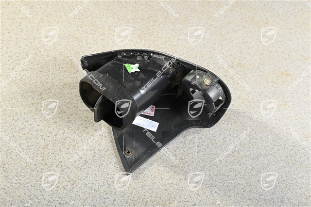 Seitendüse / Defrosterblende, Leder Metropolblau, R