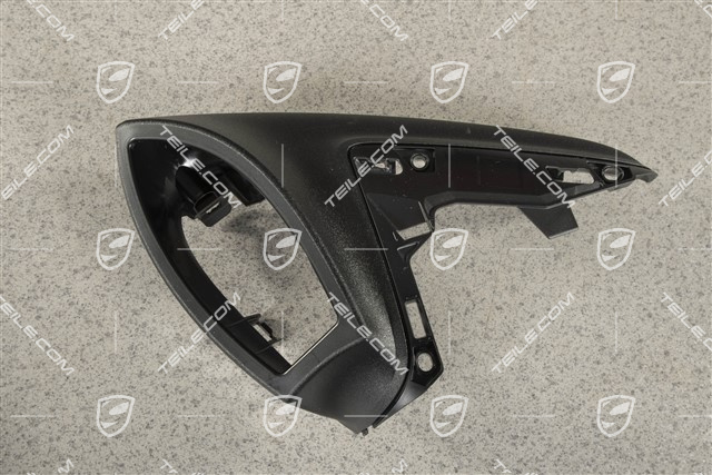 Osłona / obudowa dolna lusterka, czarny mat, L