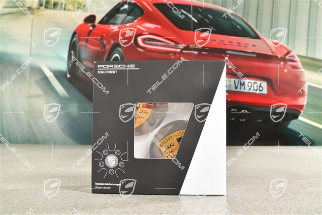 Radzierdeckel Satz, Wappen farbig, für 21" und 22" Felgen, vesuvgrau