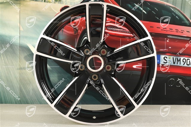 20" Felge Carrera Sport, 10,5J x 20 ET47, Tiefschwarz Metallic