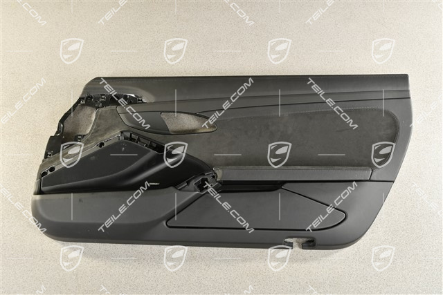 Türverkleidung, Leder/Alcantara Schwarz / Schwarz Leder zierleiste, Sitzpositions, Bose, R