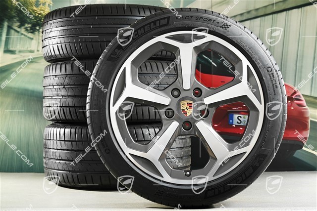 20" Offroad Design Sommerräder Satz, Felgen 9J x 20 ET54 + 11J x 20 ET60 + Michelin Sommerreifen 245/45 R20 + 285/40 R20