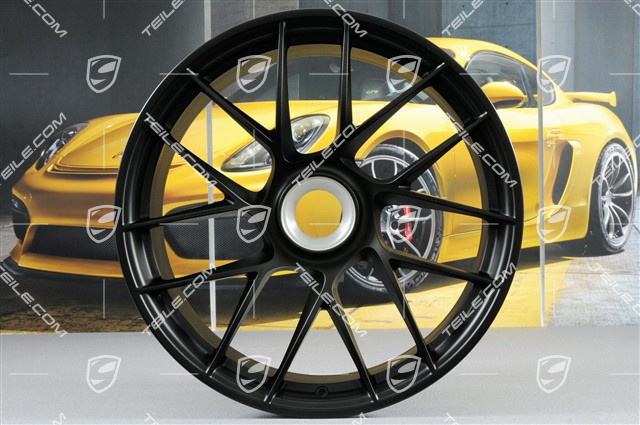 20-inch wheel rim set Turbo Sport III, central lock, 9J x 20 ET51 + 12J x 20 ET63, silky gloss black mat