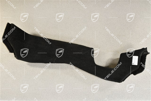 Dywan tylnej ściany / pólki, Czarny