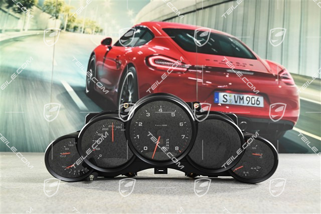 Prędkościomierz / licznik / zegary, PDK, C2 / C4,  tarcze czarny mat