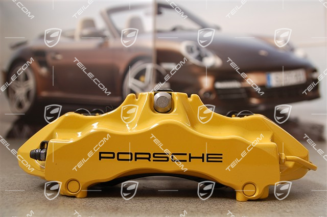 PCCB Fixed calliper, GT2/GT3, yellow, L