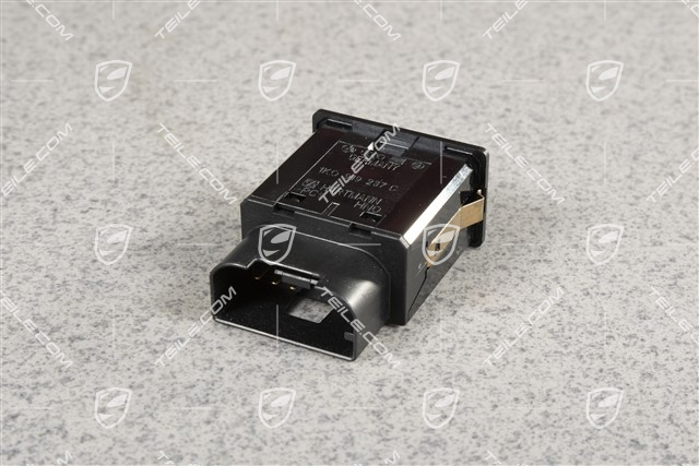 Włącznik poduszek bezpieczeństwa / Airbag, Czarna satyna