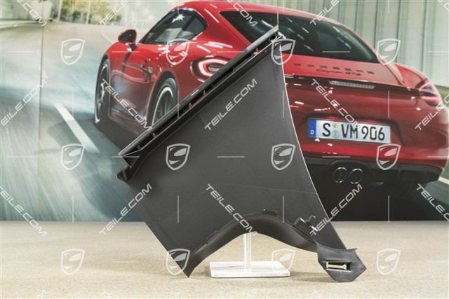 Air guide / duct, black matte, Sport Design Package, L