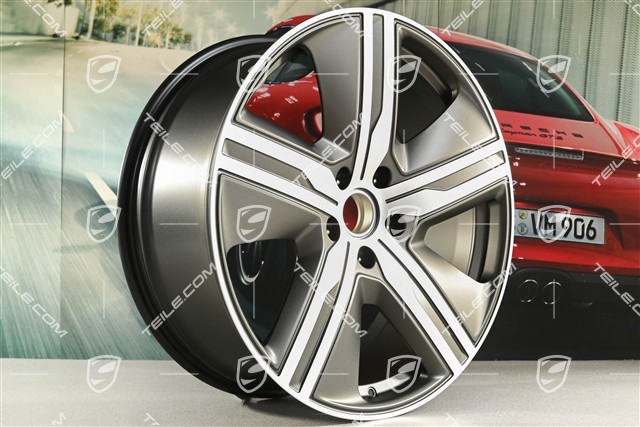 22-inch wheel rim Macan Exclusive Design, 9J x 22 ET29, Turbonite, left