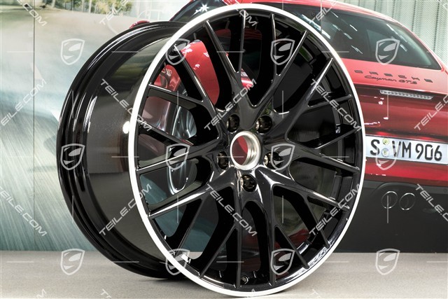 21" Felga Panamera Sport Design, 11,5J x 21 ET69, czarny Jet Black metallic