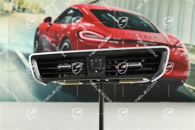 Centre air vent Galvano silver