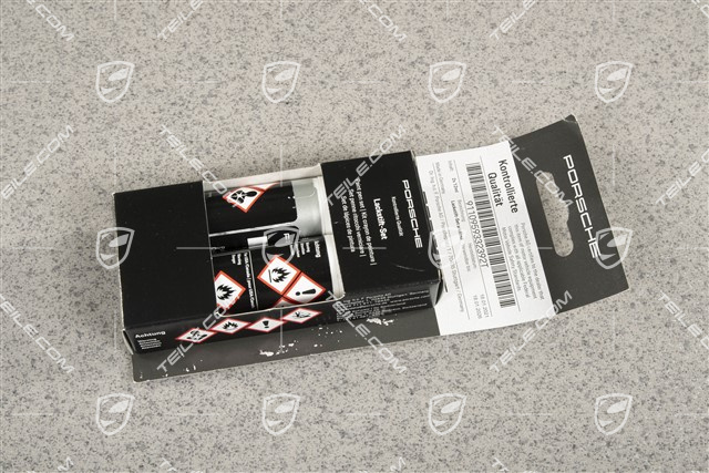 Paint touch-up applicator (Primer, base coat, Clear lacquer) Arctic silver Metallic 37W