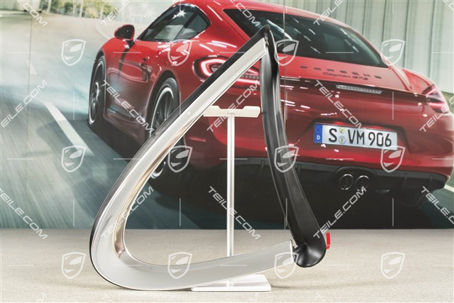 Zierleiste, Seitenscheibe, hinten, Aluminium, R